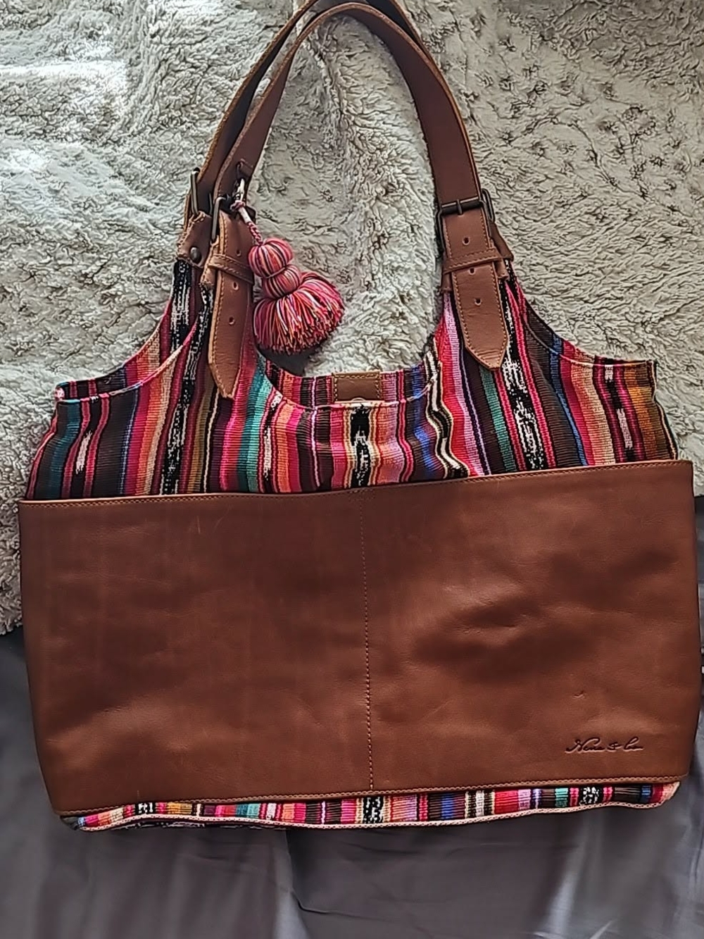 Nena & Co. Javana Alejandra with Cafe Leather